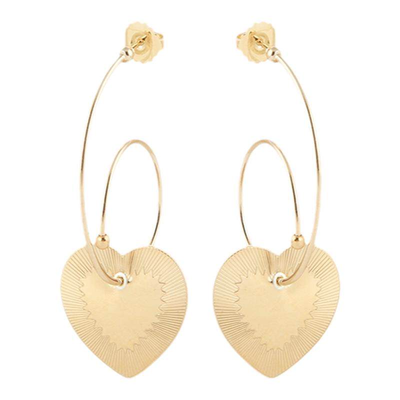 AZLOOK【热巴同款】GAS BIJOUX爱心耳环女耳钉耳饰高级感爆款