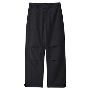 佐丹奴裤子男装纯棉膝部打褶可束脚中腰梭织伞兵裤 01115062