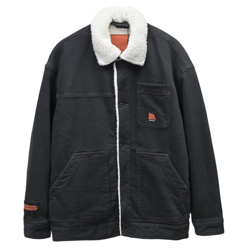 ABLE，JEANS仿羊羔绒加厚棉服