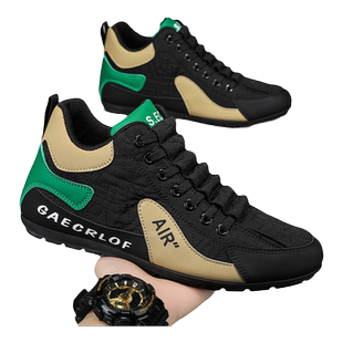 莆田男鞋2025新款冬季加绒棉鞋百搭运动休闲户外男士厚底阿甘潮鞋