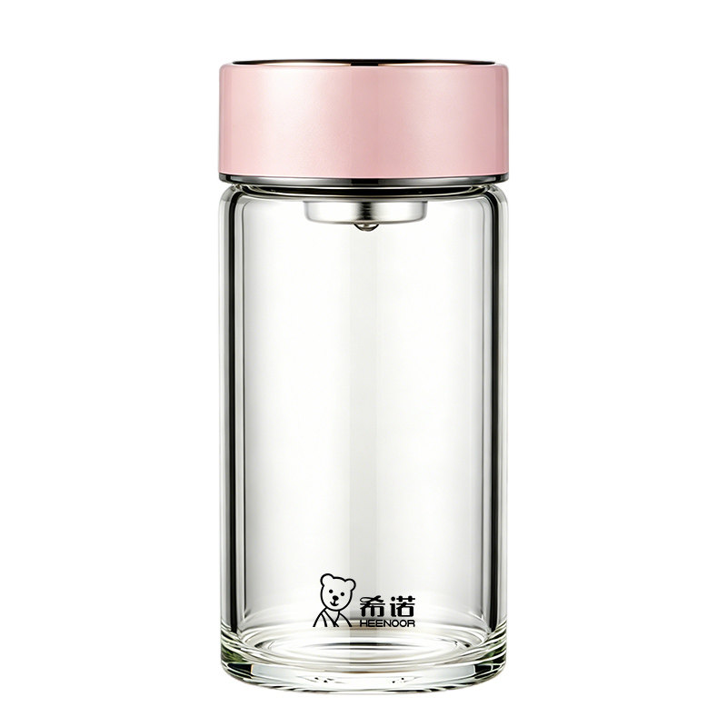 希诺水杯正品官方女高颜值玻璃杯