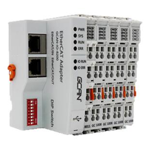 广成科技EtherCAT IO从站远程插片组态式数字模拟输入输出IO模块