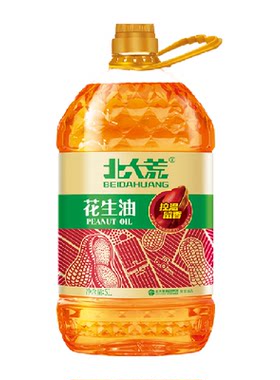 北大荒花生油5L×1桶压榨一级