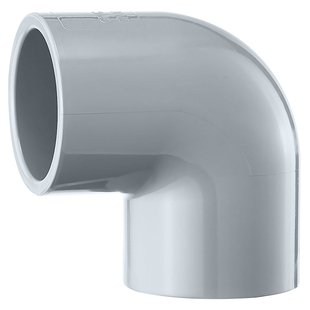 戎生CPVC90°度直角弯头工业化工给水管塑料PVC管件配件国标美标