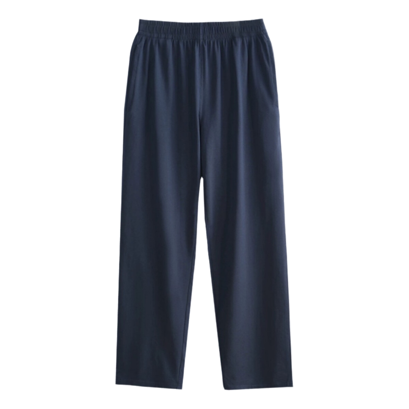 藏青色学生校服裤子夏季薄款直筒