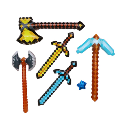 mc世界主题pvc充气塑料宝剑兵器