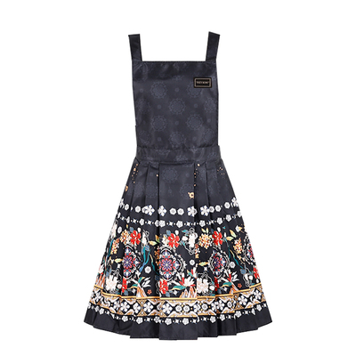 围腰交叉带防泼水围裙耐污罩衣女