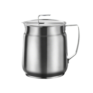 食品级不锈钢油壶家用厨房过滤油渣加厚带盖大容量油储容器滤油壶