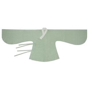 漫春雪汉服【藤草】直领大襟琵琶袖短衫 交领明制春夏女装