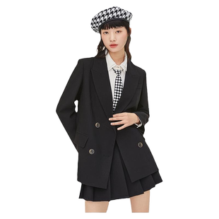Oece气质小西装套装春秋新款女装休闲西服女职业外套