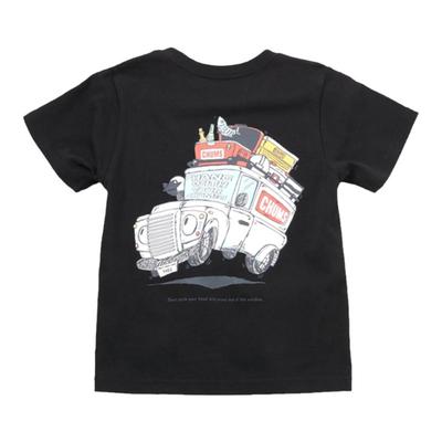 CHUMS儿童户外休闲潮流印花短袖