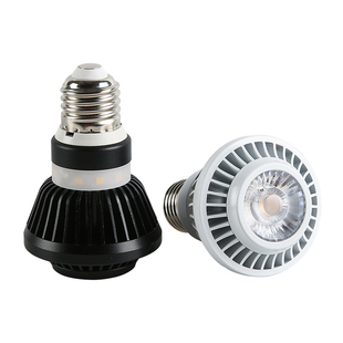 调焦聚光led灯泡带侧发光超亮e27射灯泡商铺餐厅吊灯COB暖黄光源