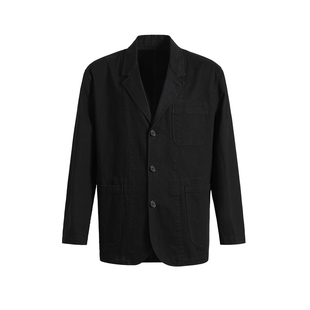 ESAT 枪驳领多片式休闲水洗工装西装外套