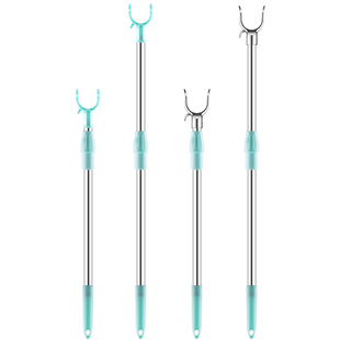 晾衣杆伸缩撑衣杆家用一根晒衣服的撑杆凉取衣架挂杆子宿舍衣叉挑