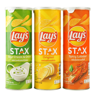 泰国进口乐事薯片桶装原味香辣龙虾酸奶油洋葱味零食好吃香脆旅游