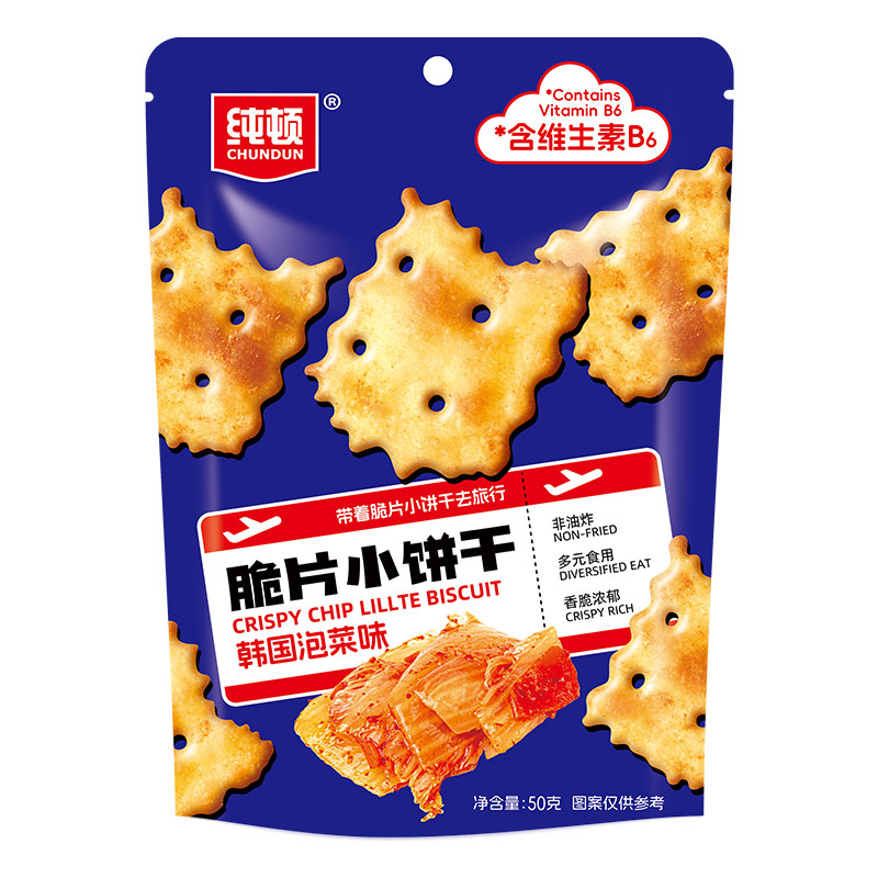 纯顿脆片小饼干咸味不规则网红营养办公室解馋小零食休闲食品小吃