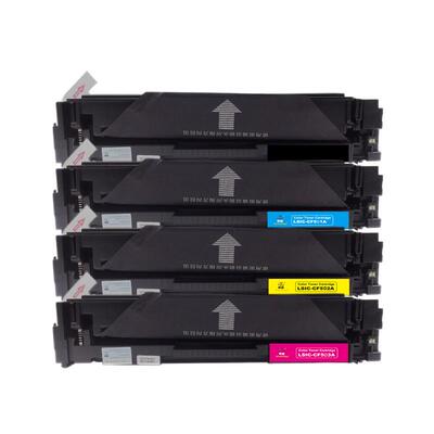 莱盛凯萃 适用惠普M281fdw硒鼓M254dw/nw易加粉M280nw M281fdn墨盒281fdw粉盒HP202A CF500A 黑彩打印机晒鼓