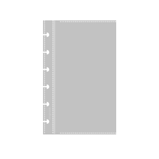 RINGNOTE卡册A6手账素材收纳袋便签票据收纳册贴纸钱币活页小卡册