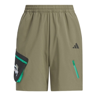 adidas阿迪达斯男大童2025夏新款JB WV SHORT梭织运动短裤JM7990