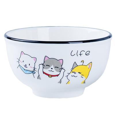 怀恒家用陶瓷吃饭碗简约北欧学生