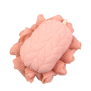 巾派磨砂沐浴球搓泥起泡两用不易散花成人家用大号洗澡柔软沐浴花