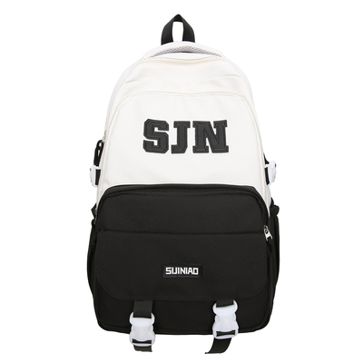 书包美式高街学院风轻便双肩包