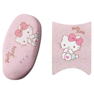 适用爱玛露娜座套脚垫专用粉色hellokitty电动车坐垫套装饰小配件