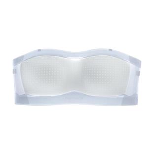 透明隐形无肩带内衣女防滑聚拢无痕透气抹胸防走光交叉美背文胸罩