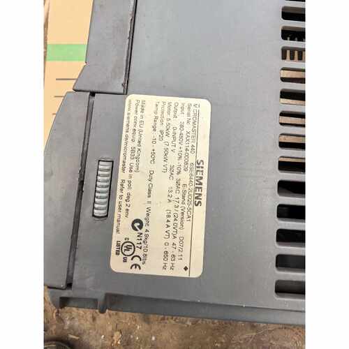议价西门子440一台5.5千瓦处理，型号6SE6440-2UD2
