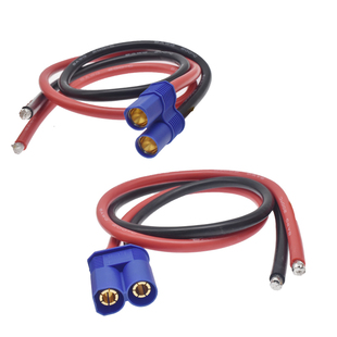 EC8铜镀金8mm大电流公母可拔插式飞机模型汽车电池连接器航模插头