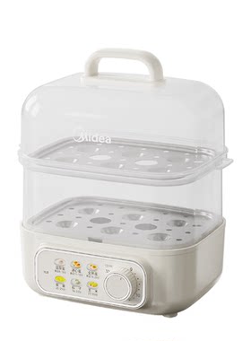 美的蒸蛋器双层定时大容量早餐机