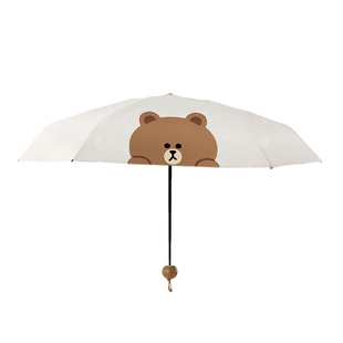 雨伞女高颜值晴雨两用折叠加大号加固加厚便携学生上学专用遮阳伞