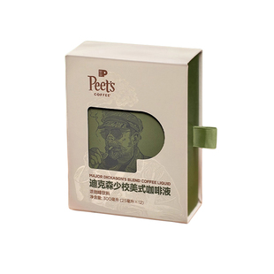 Peets皮爷常温意式浓缩咖啡液体美式意浓+迪克森少校多元风味盒装