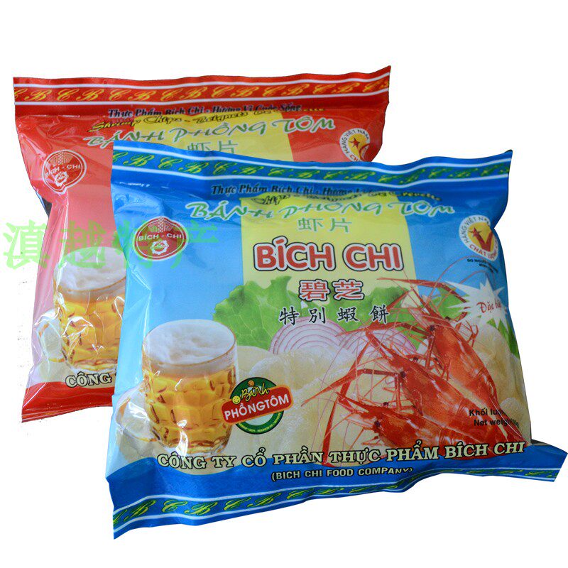 越南进口碧芝虾片油炸多口味