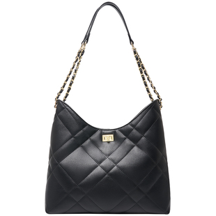 奥康菱格链条托特包女式2025新款通勤包包女款腋下包小香风单肩包