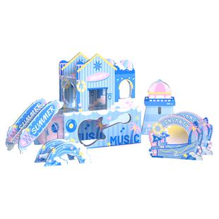 宠尚天仓鼠用品玩具金丝熊躲避屋套装小宠专用造景生活用品