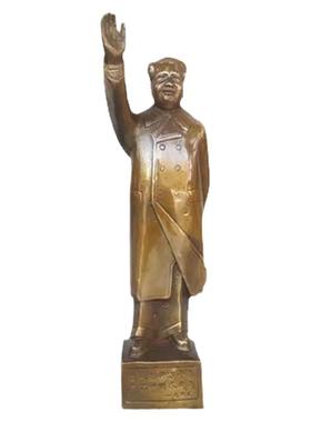 伟人毛爷爷铜像纯铜毛主席挥手像