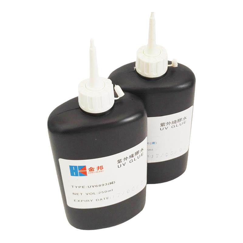 正品金邦手机珠宝展示柜UV胶水稀的6893型 250ml 紫外线无影胶