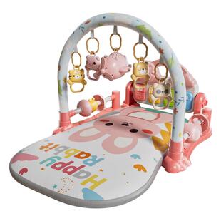 婴儿脚踏琴健身架学步车0-1岁益智早教新生幼儿见面礼物宝宝玩具