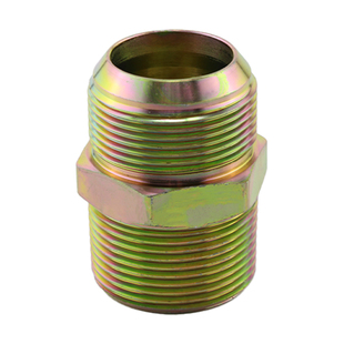 美制外丝D型接头美制转英制外丝D型接头双头异径变径高压油管接头