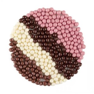 古缇思黑白粉巧克力香脆脆珠烘焙装饰球粒珍珠可可豆草莓蛋糕原料