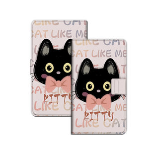 适用文石小白马P6pro涂鸦黑猫磁吸分离电纸书小彩马大我掌阅tango2可爱汉王CLEAR蝴蝶结电子书mobile女保护套