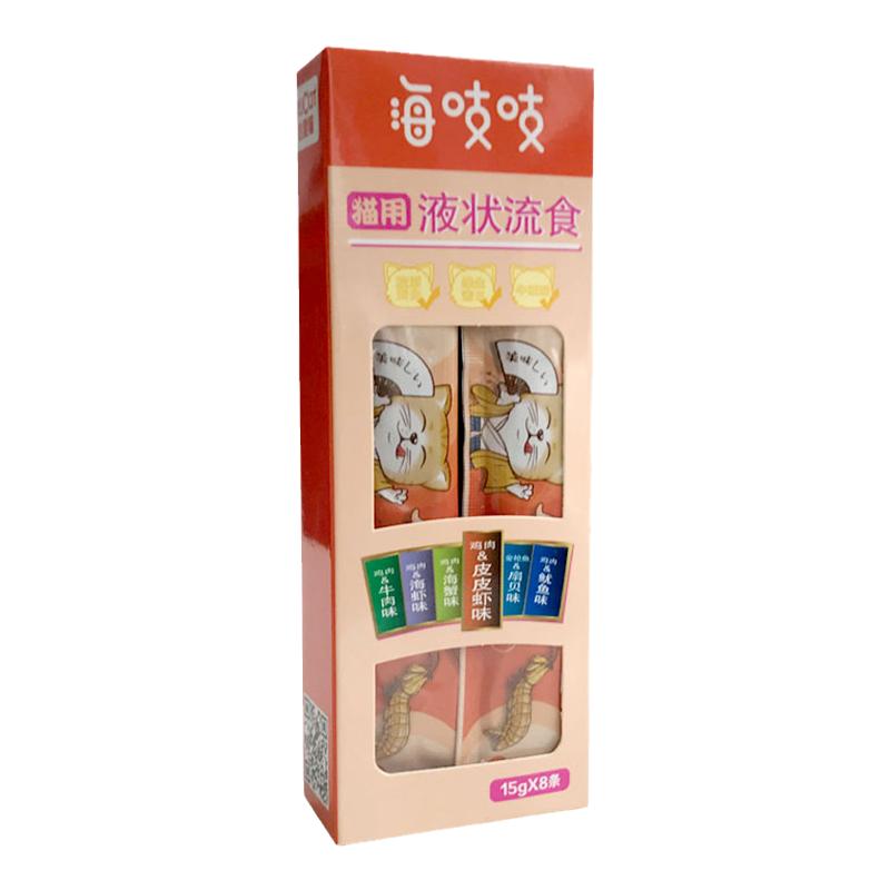 达里猫海吱吱蛋白条猫条100支猫咪零食猫罐头流食条湿粮15g/支