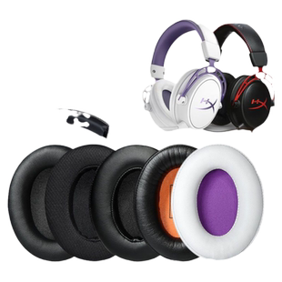 适用金士顿HyperX Cloud 2飓风一代二代耳机套耳罩海绵垫维修配件