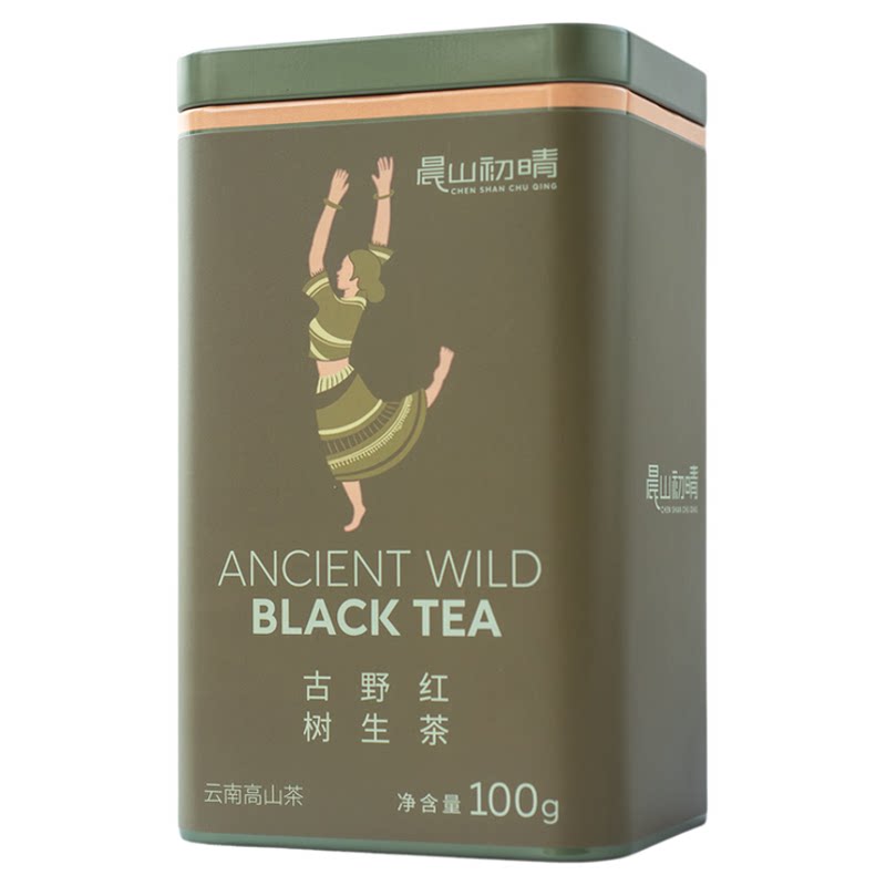 云南古树野生红茶100g一级高山茶罐装2025年新茶