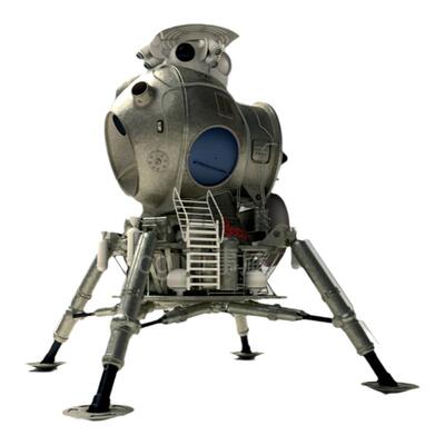 Blender机械装置次时代侦察机器人月球着陆器917