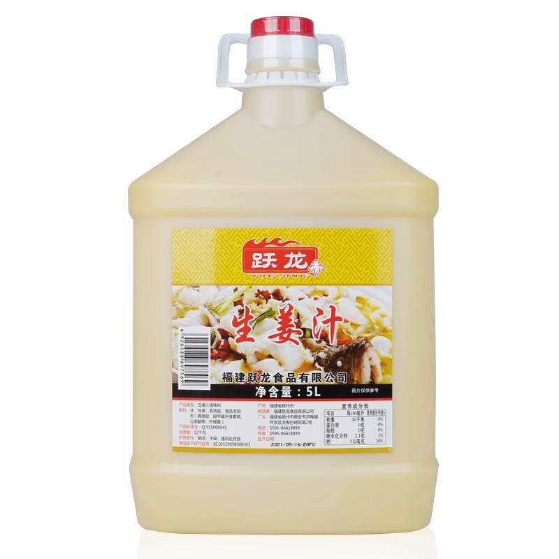 跃龙生姜汁商用餐饮大包装
