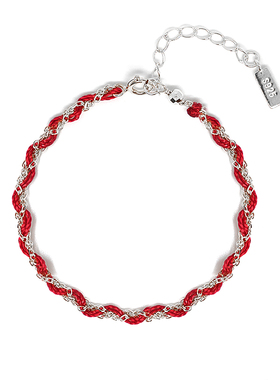 THISNESS纯银编织法式手链