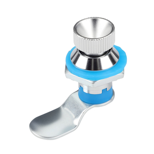 MS403-A转舌锁旋钮锁电箱电柜门锁MS803圆柱锁按钮型转舌锁抽屉锁