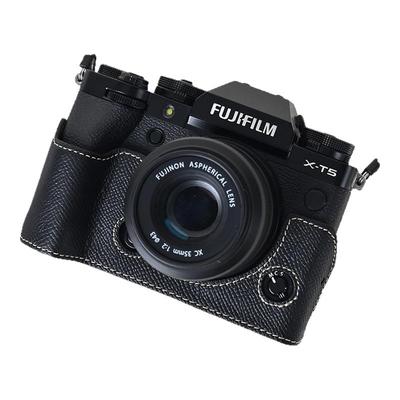 适用富士XT5保护套XS20相机包XT30二代10微单底座xt50真皮壳配件